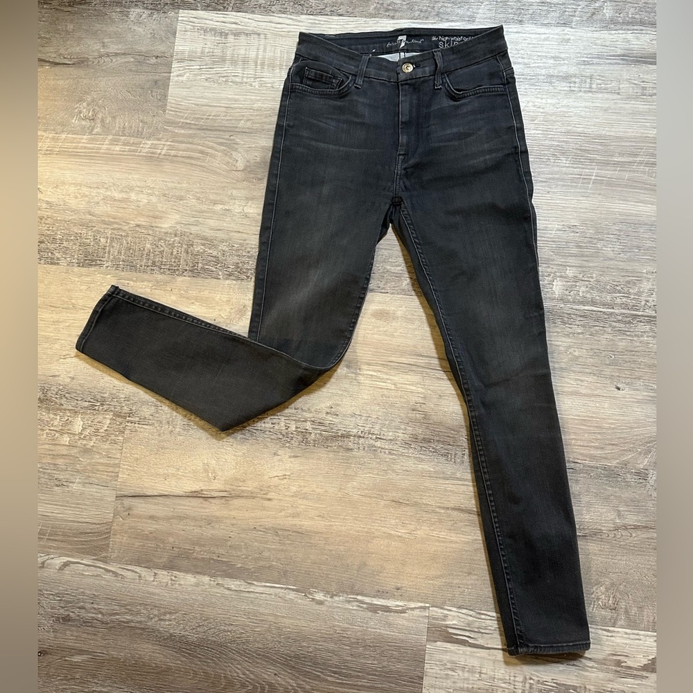 7 For All Mankind The High Waist Ankle Skinny Women’s Measured Size 26 (No tag)